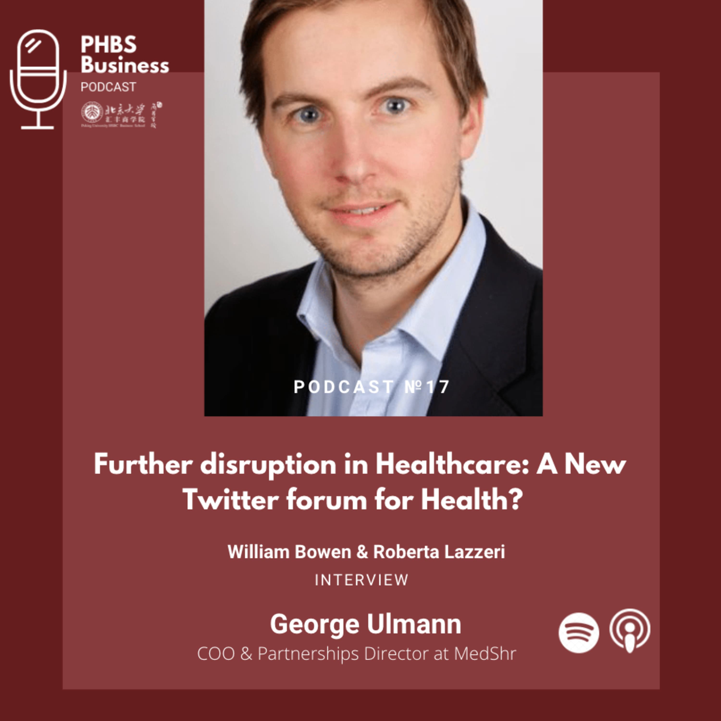 Further disruption in Healthcare: A New Twitter forum for Health?